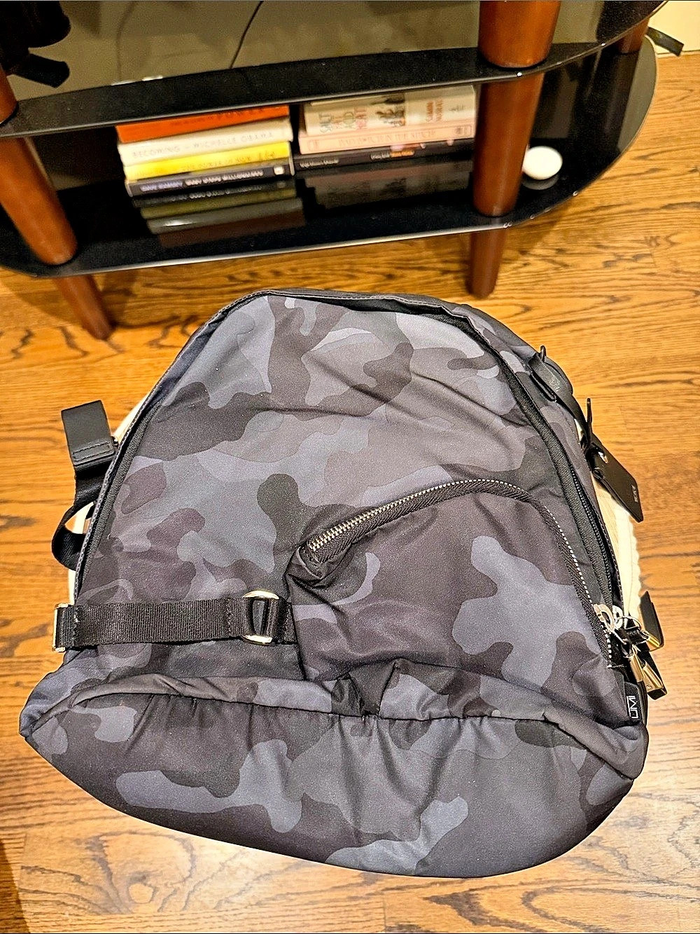 TUMI Voyageur Carson Backpack Black & Gray Camo